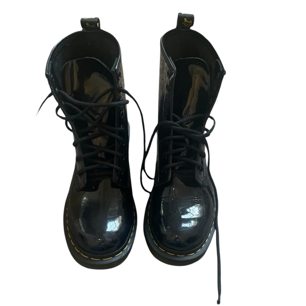 Dr. Marten Airwair Patent Boots 7